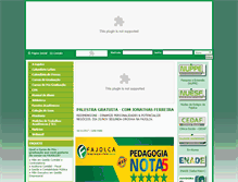Tablet Screenshot of fajolca.edu.br
